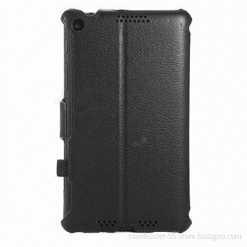 Strap Back Case for Google Nexus 7 2nd Gen, 2013 Android Tablet, Black, Auto Sleep/Wake Feature